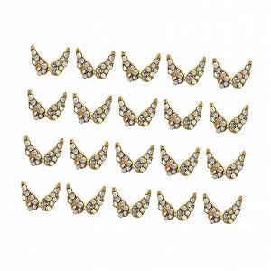 Стразы для ногтей Крылья, 20 шт - Фото 1