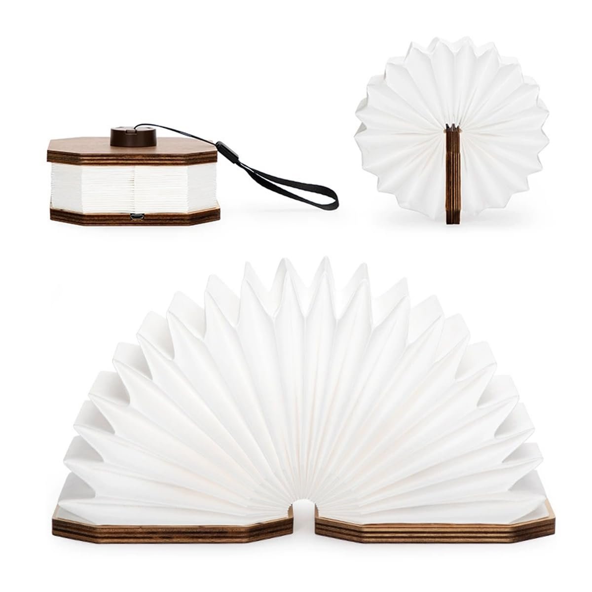 Настільна лампа Namvo Japanese Style House Портативна Дерев'яна Магнітний дизайн, фото №5