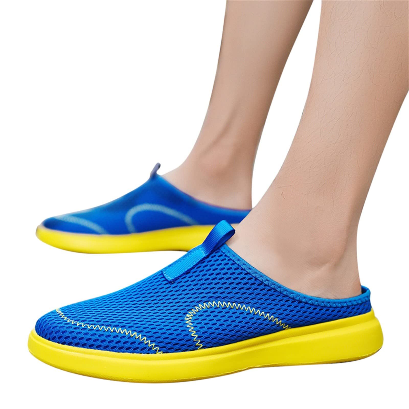 Кросівки чоловічі Літо 2022 Hollow Fly Woven Легкі Дихаючі Зручні Decompression Fashion Sports Running Shoes, фото №3