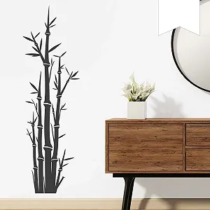 Наклейка на стену Wandkings Бамбук из 5 стержней 36 x 120 см белая - Фото 1