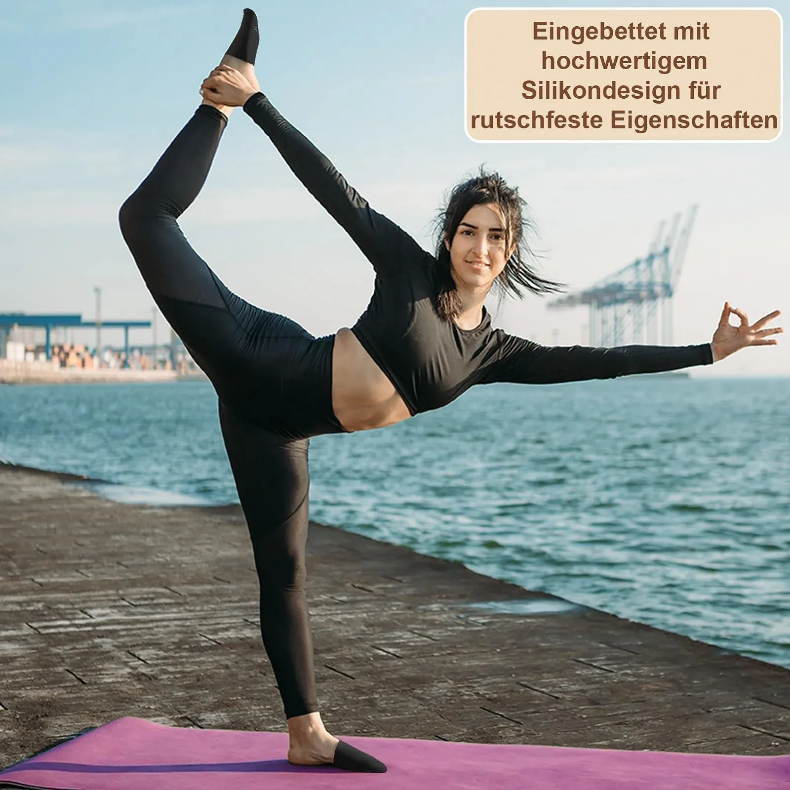 6 пар носков для передней части стопы, силиконовые, невидимые носки, нескользящие полуноски, носки для пальцев, женские балетки, носки для высоких каблуков, фото №6