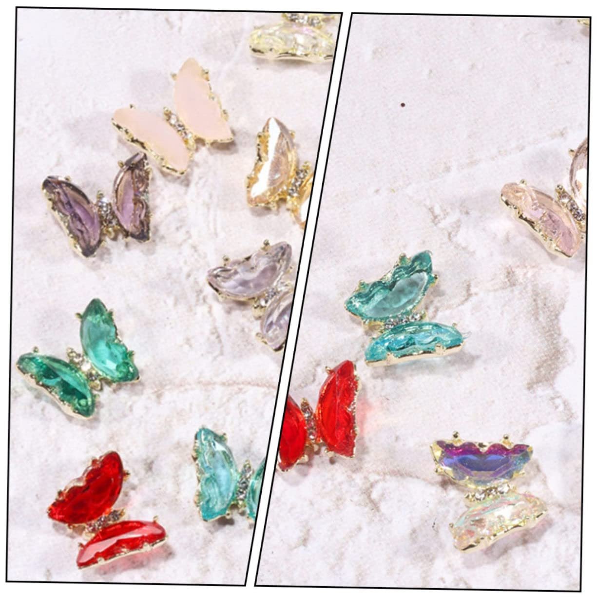 Украшения для ногтей Бабочки 13 шт., фото №3
