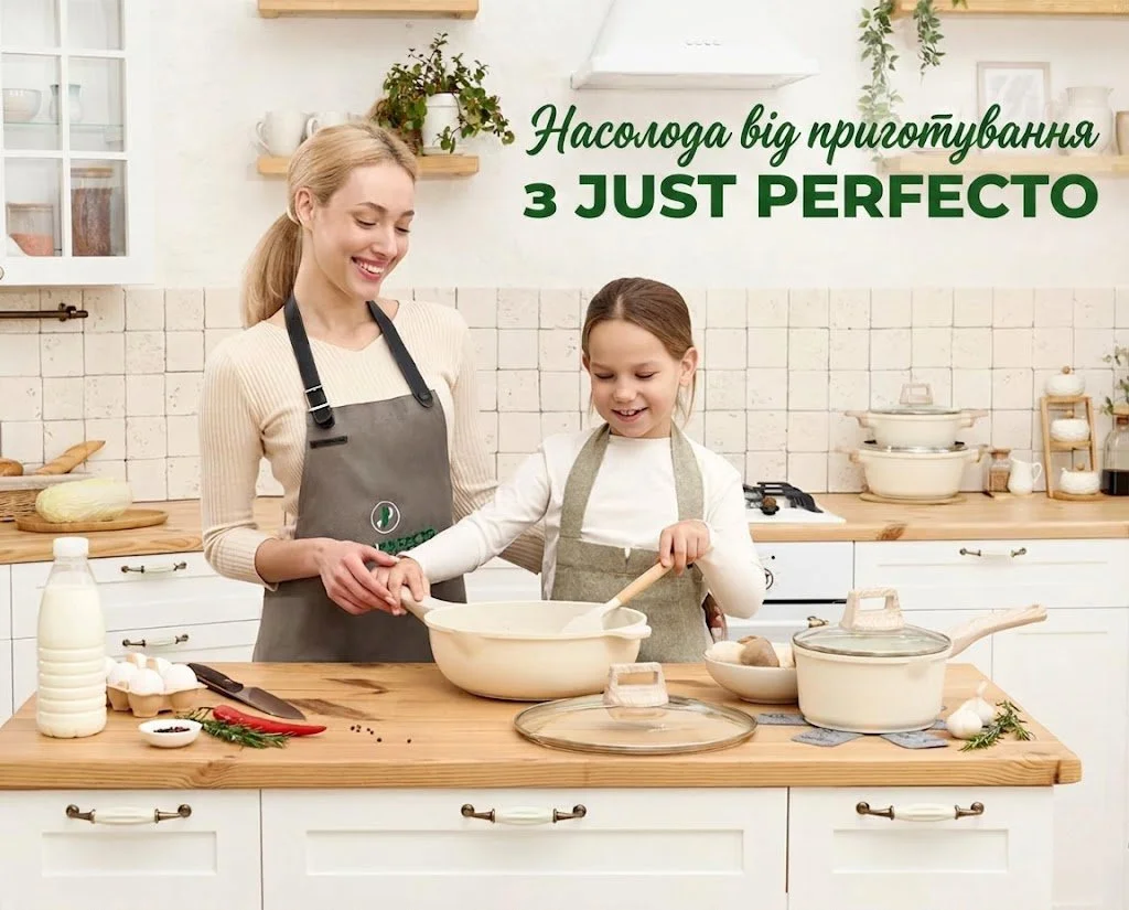 Набір посуду JUST PERFECTO 15 предметів / З гранітним покриттям та кришками / Індукційний, фото №5