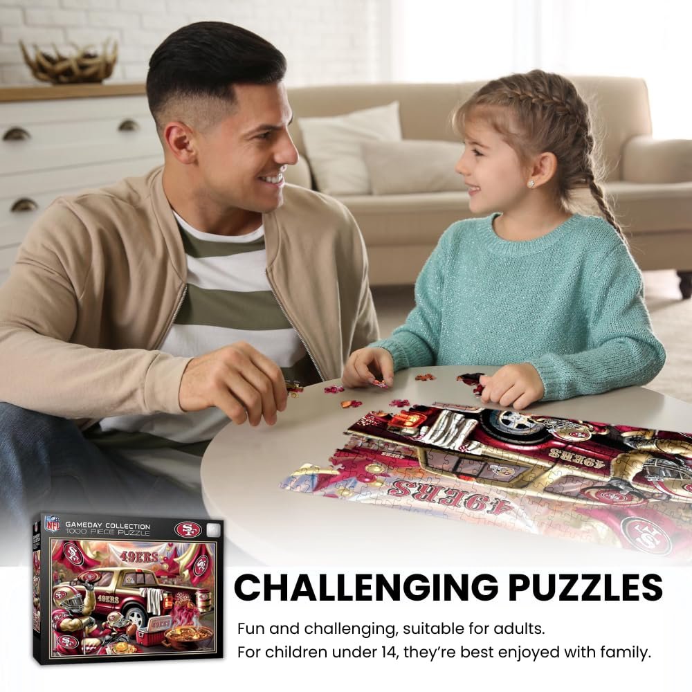 Пазл Masterpieces NFL Carolina Panthers Gameday 1000 элементов 19.25 x 26.75 дюймов, фото №5