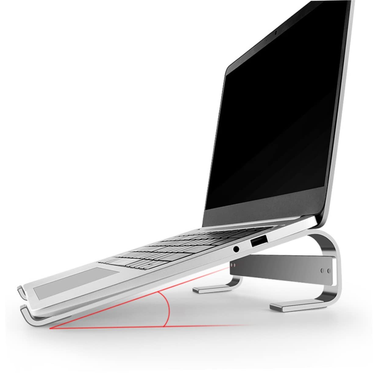 Підставка для ноутбука Uonlytech Багатоцільова Алюмінієвий сплав Ергономічна Портативна для домашнього офісу, фото №3
