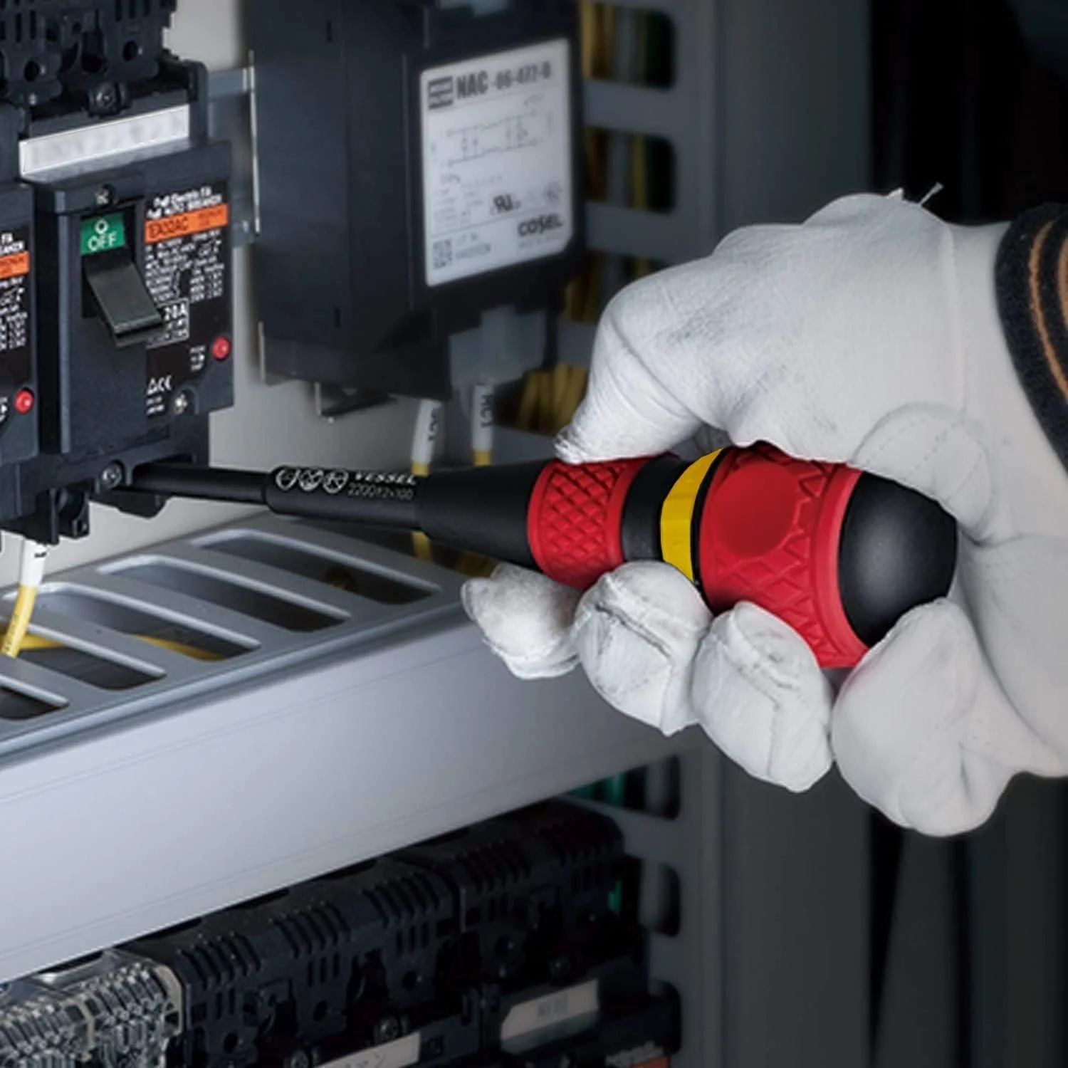 Викрутка реверсивна VESSEL Ball ratchet 2200 +2x100, фото №6