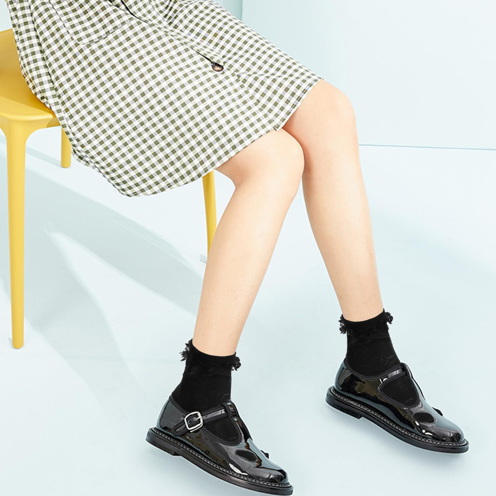 Носки Женские с рюшами, 4 пары, фото №2