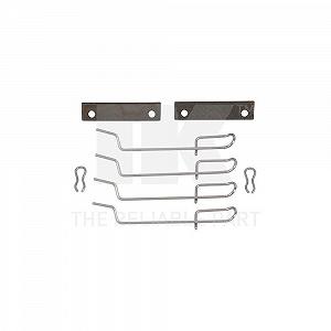 Комплект аксесуарів, гальмівні колодки NK 7999125 задня вісь - Фото 1