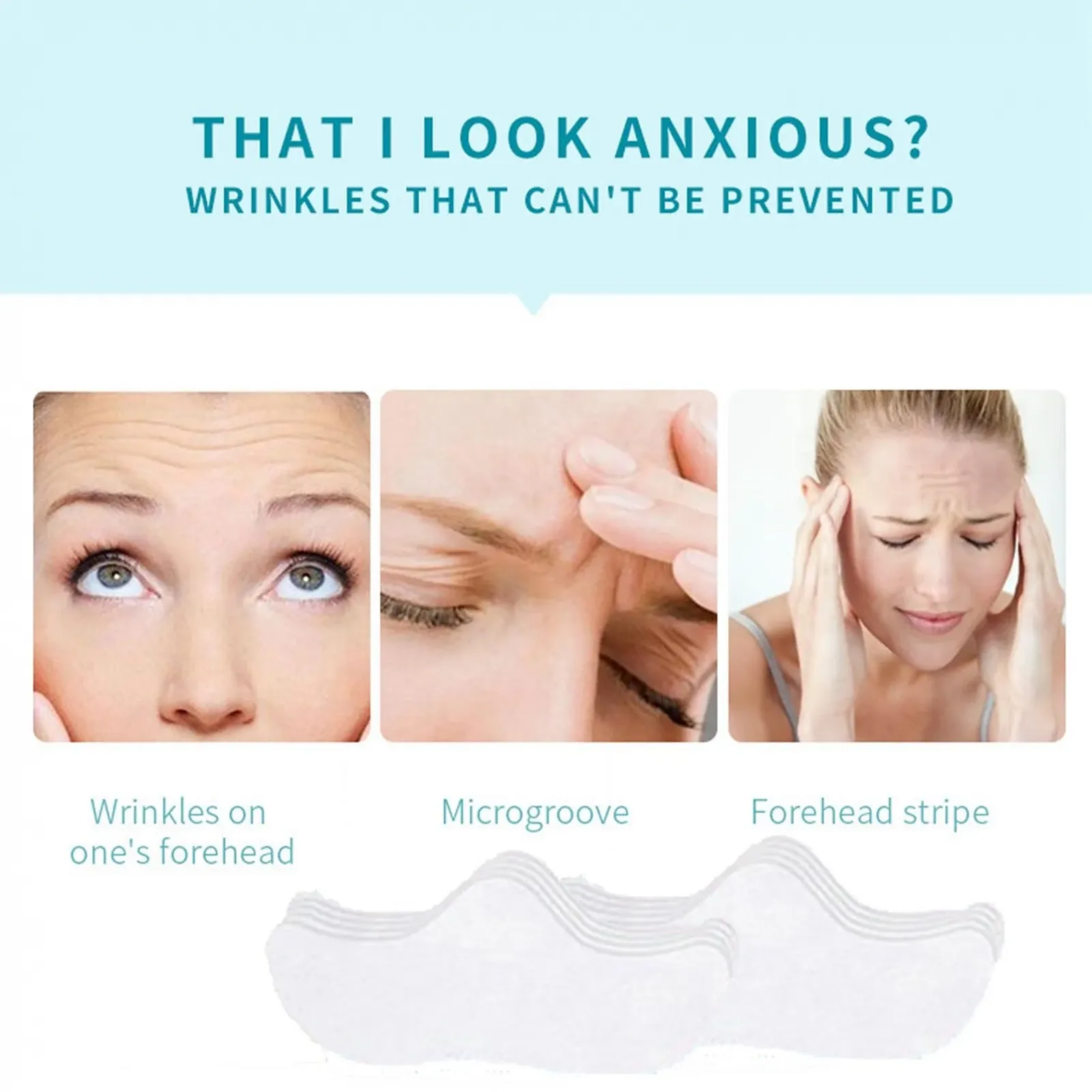 Пластирі від зморшок Hydrolysed Collagen для чола (20 шт), фото №2