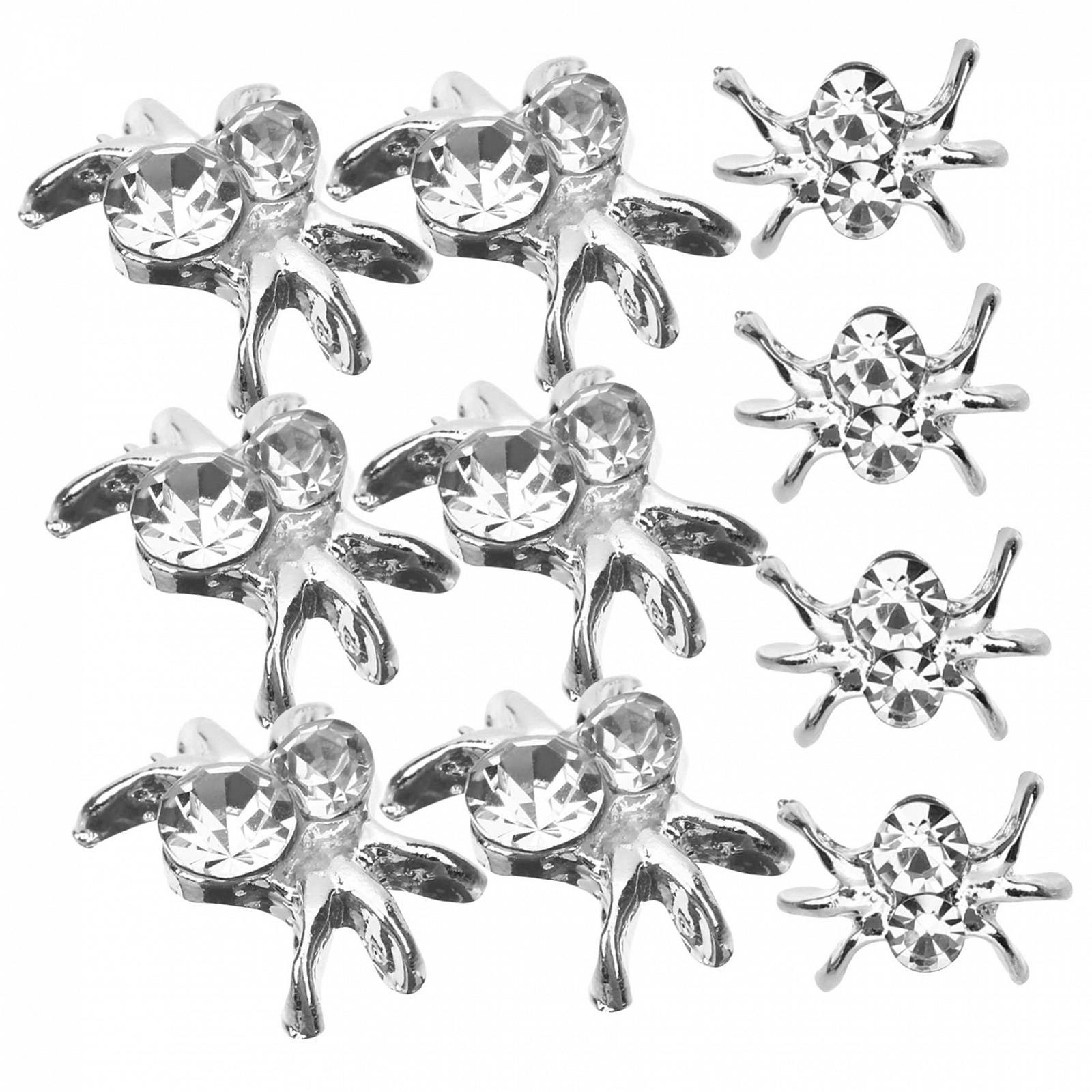 Украшение для ногтей Healeved Паук Flatback 150 шт., фото №2 Украшение для ногтей Healeved Паук Flatback 150 шт., фото №2