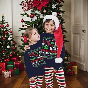 Різдвяний джемпер TCWWBB для хлопчиків та дівчаток synthetic.ua - Фото 1