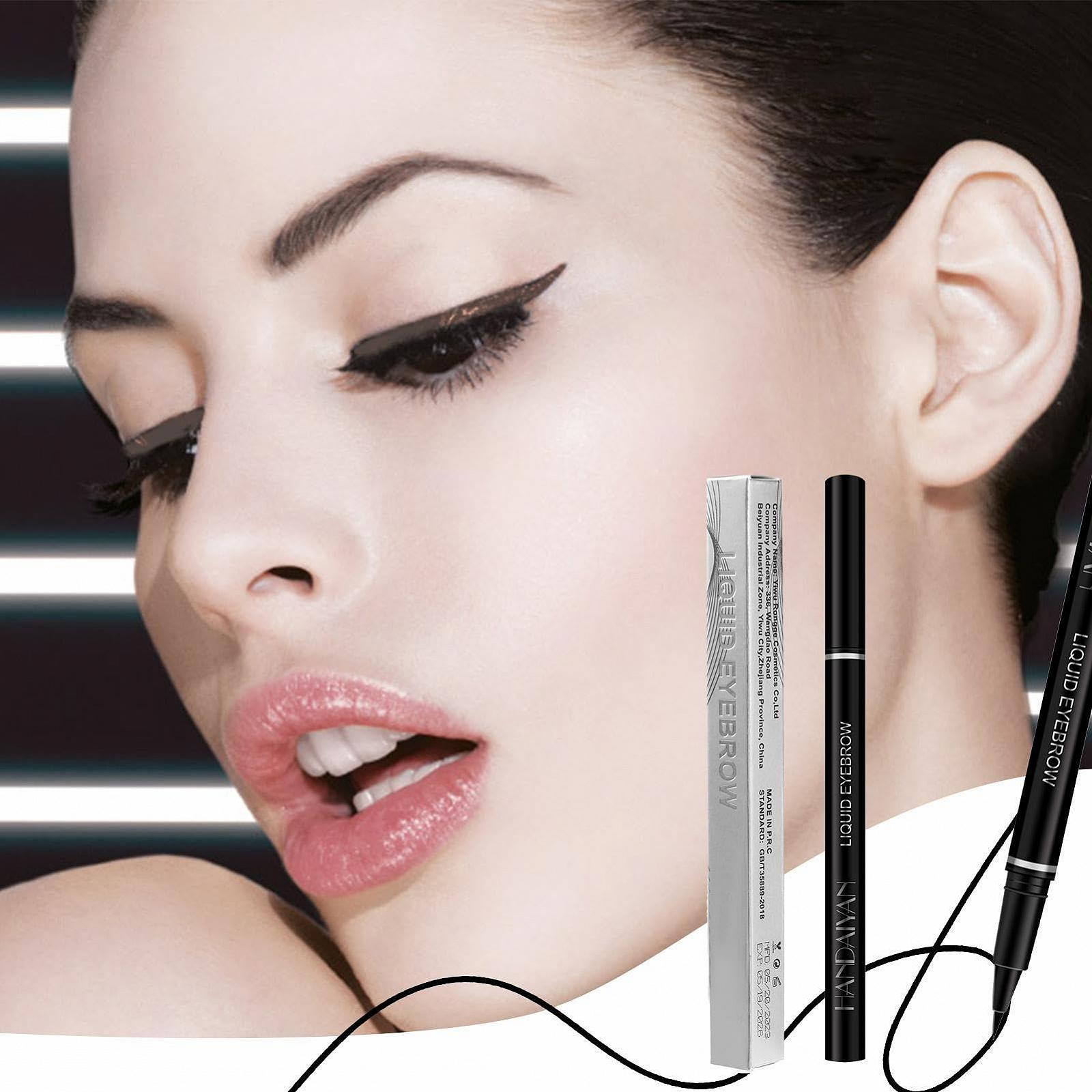 Рідкий олівець для очей Qarido Водостійкий Стійкий Нанотримач Ультратонкий Рідкий Кольоровий, фото №3