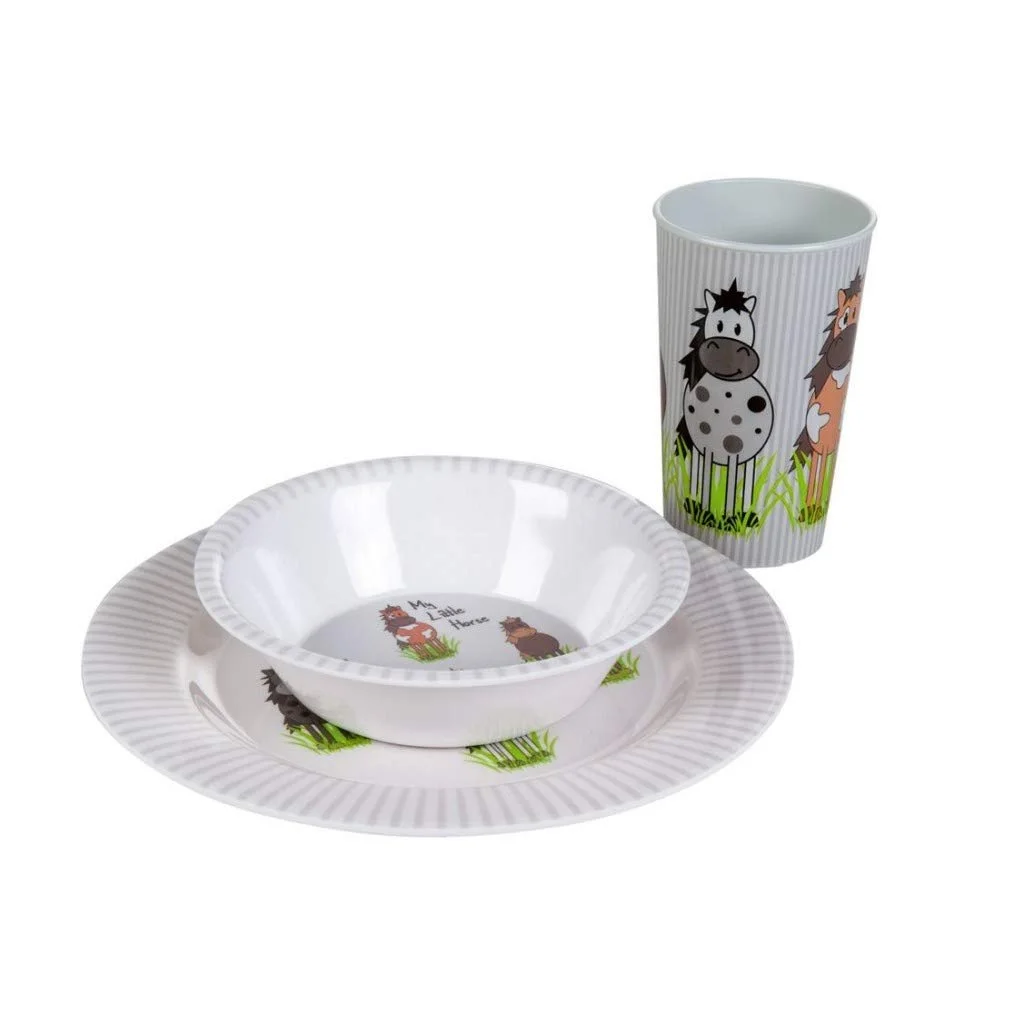 Набор детской посуды HKM Little Horses, фото №1 Набор детской посуды HKM Little Horses, фото №1