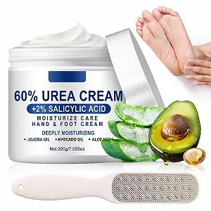 Крем для ног и локтей с мочевиной 60% и салициловой кислотой 2%, от трещин и мозолей - Фото 1
