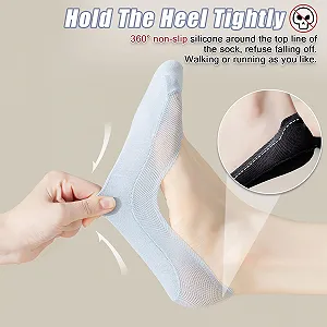 6 пар жіночих невидимих шкарпеток synthetic.ua - Фото 1