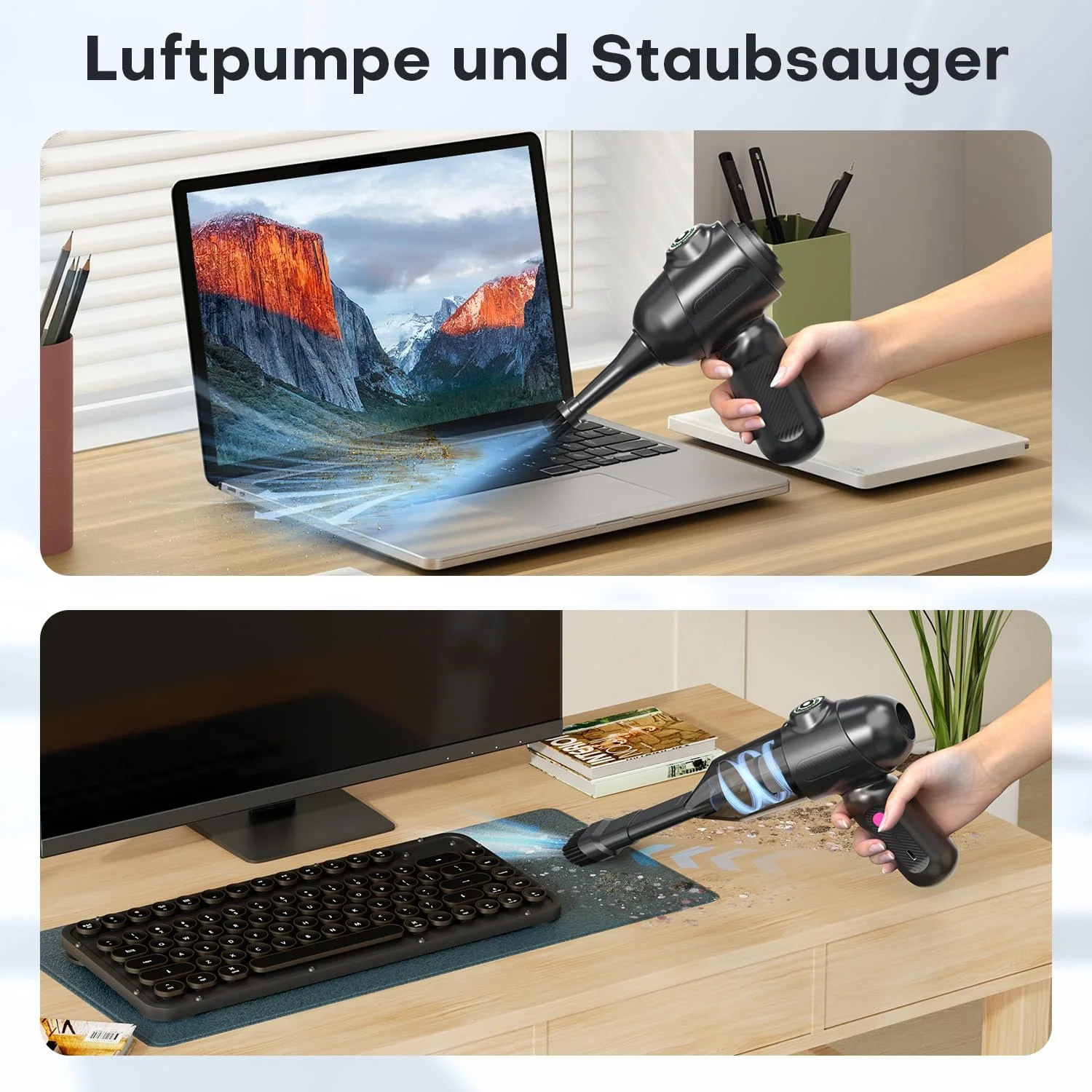 Електрична повітродувка GOAMGE 80 000 RPM 6000 mAh 4-в-1, фото №2