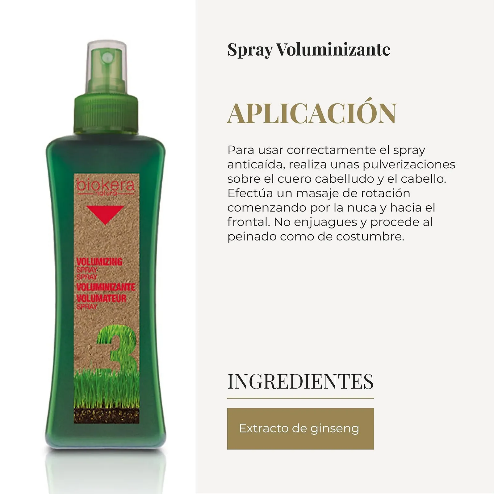 Спрей Salerm Biokera для об'єму при випадінні волосся, фото №4