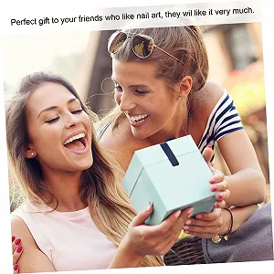 Прикраса для нігтів Квітка MERRYHAPY 3D 4 коробки, перли, діаманти, підвіски для акрилових нігтів synthetic.ua - Фото 1