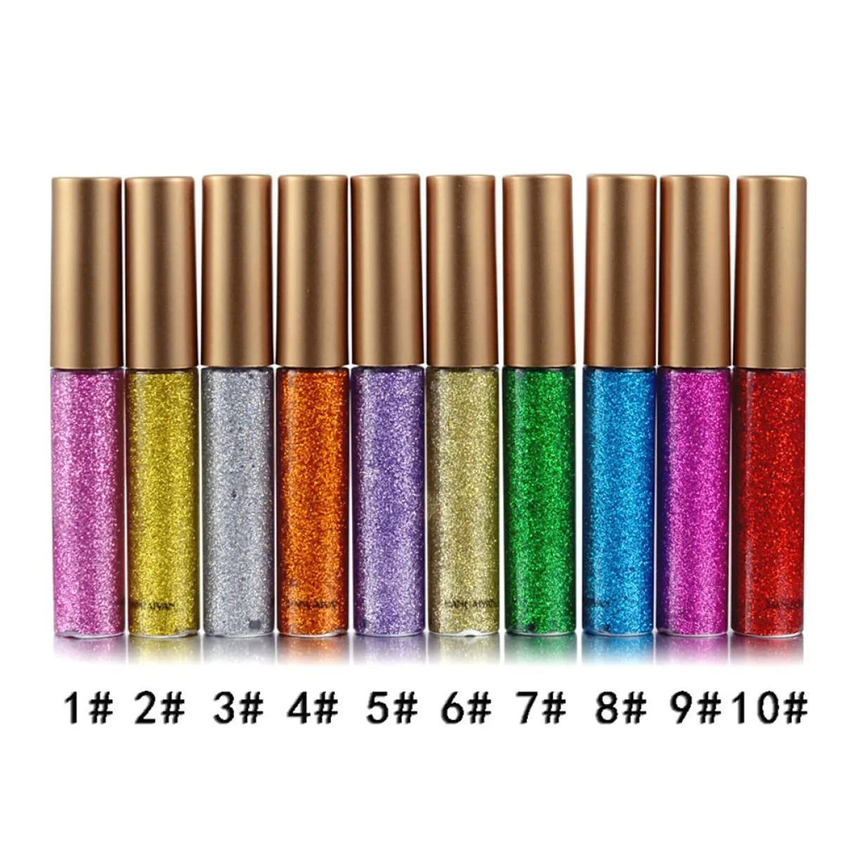 Жидкая Подводка для глаз Angoily Блестки, фото №4