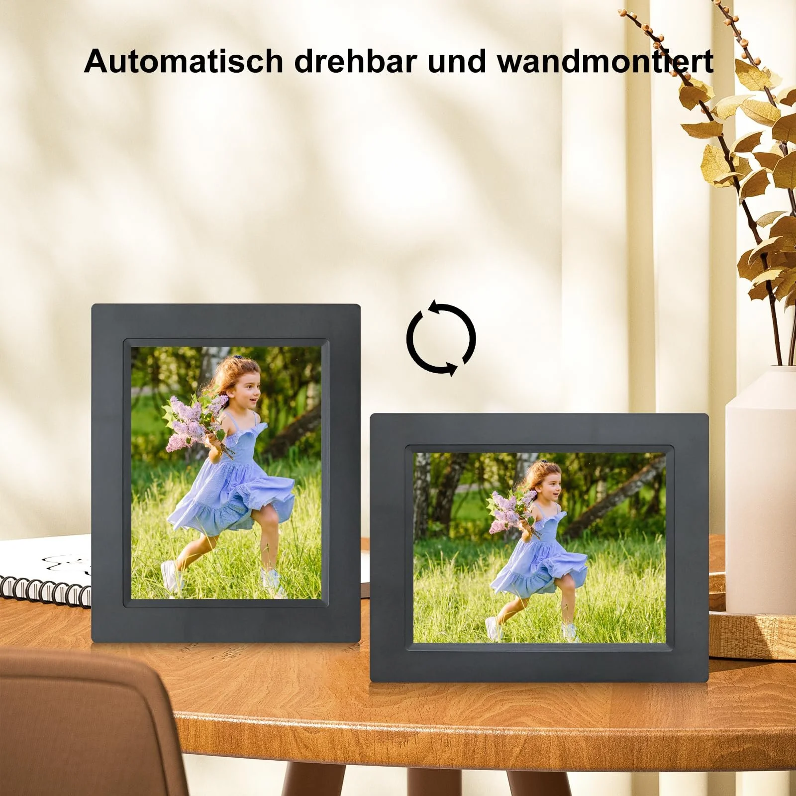 Цифровая фоторамка 8.7 дюймов WiFi IPS 1280 x 800, фото №6 Цифровая фоторамка 8.7 дюймов WiFi IPS 1280 x 800, фото №6