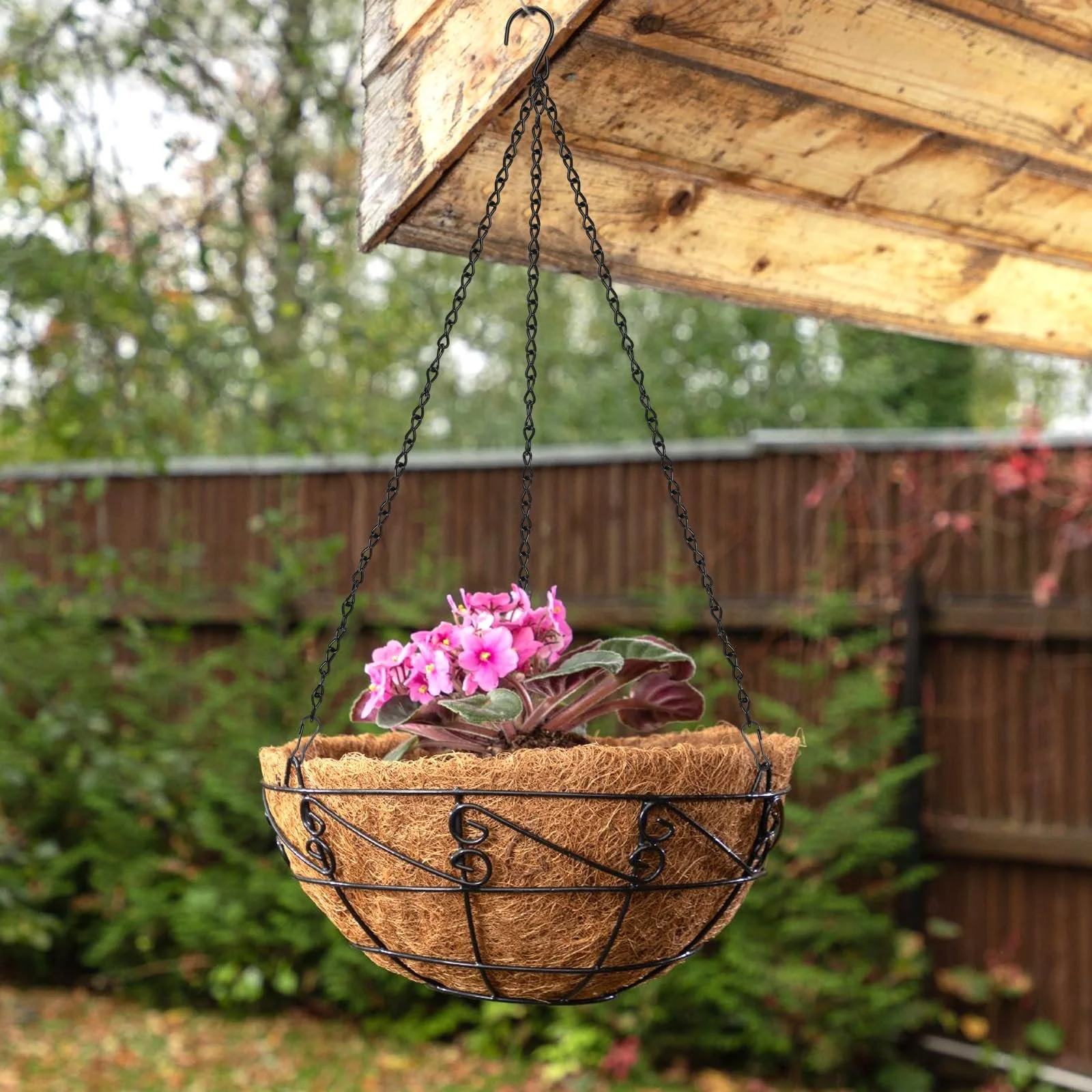 Ланцюги для підвішування DGN набір з 4 шт. металеві чорні 50 см, фото №3