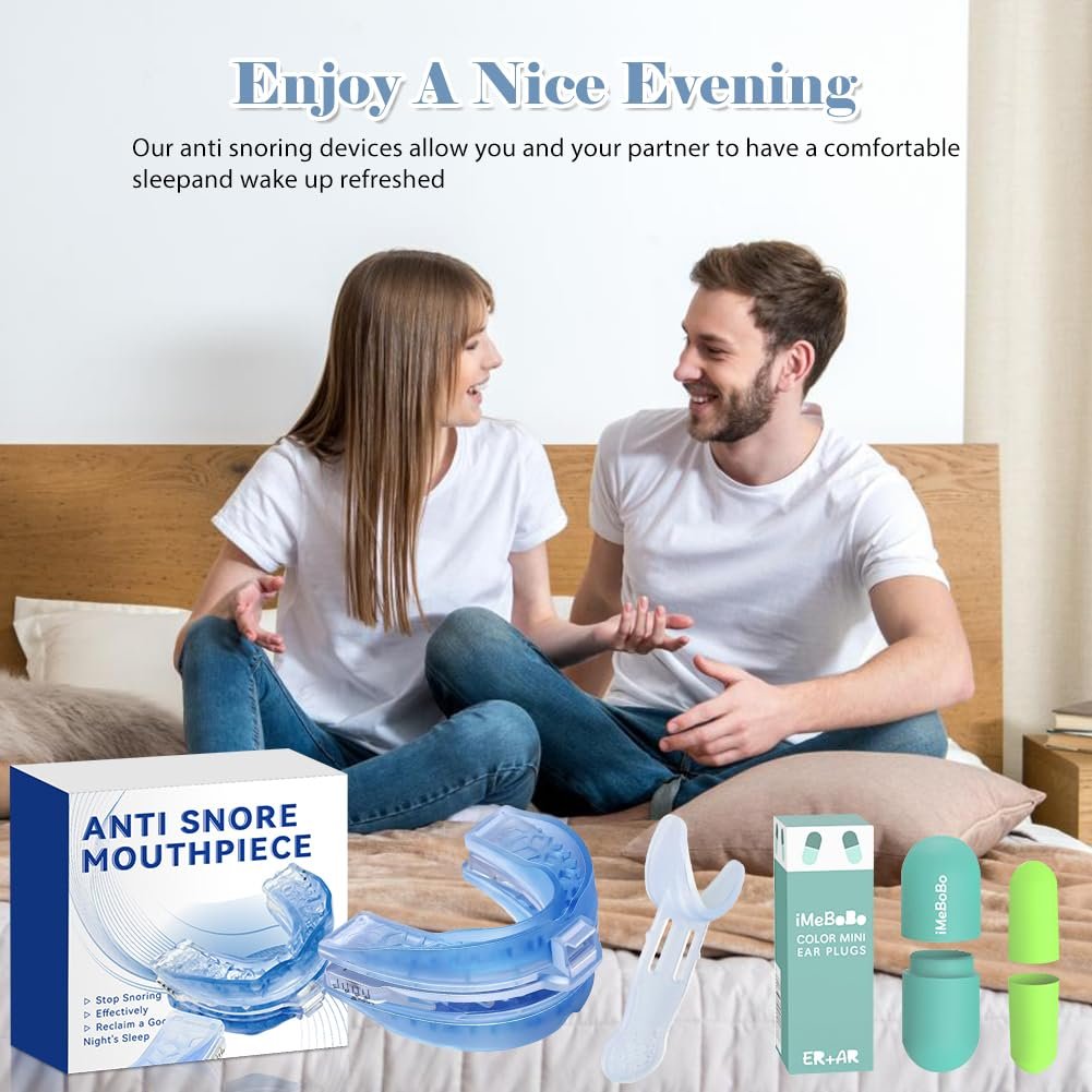 Капа від хропіння з берушами,Pro для чоловіків та жінок, фото №7