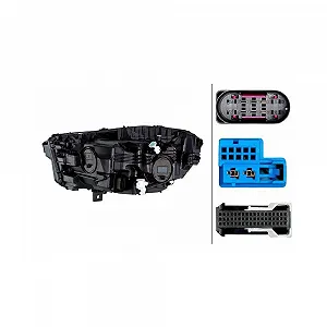 Фара головного света HELLA 1EX 015 568-721 для MERCEDES-BENZ, правая - Фото 1