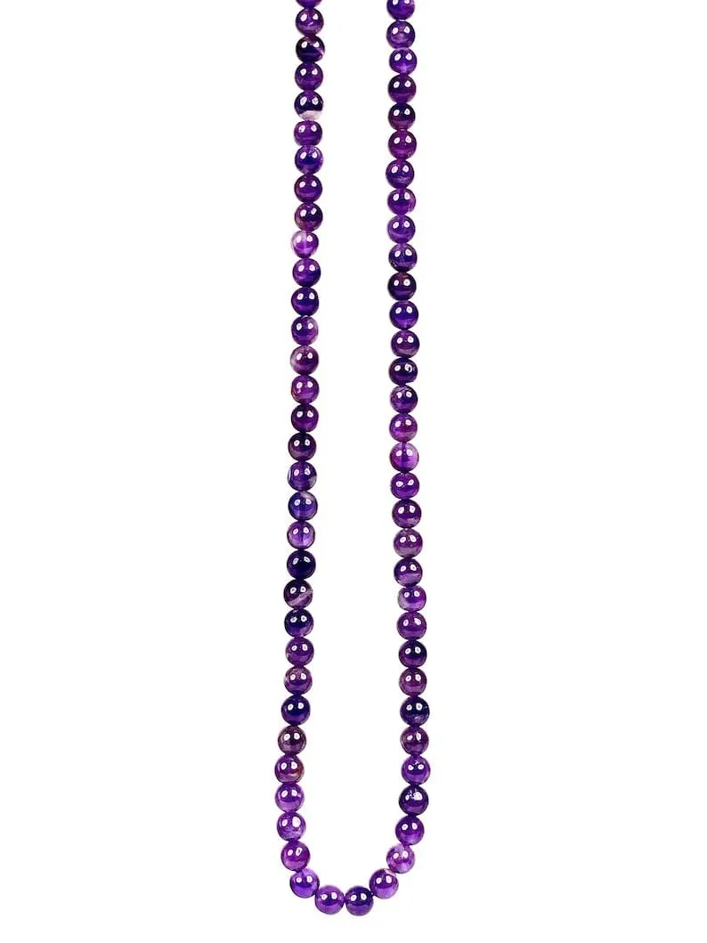 Бусины Аметист Натуральный Rondella Граненые 5.5 мм Фиолетовый, фото №3