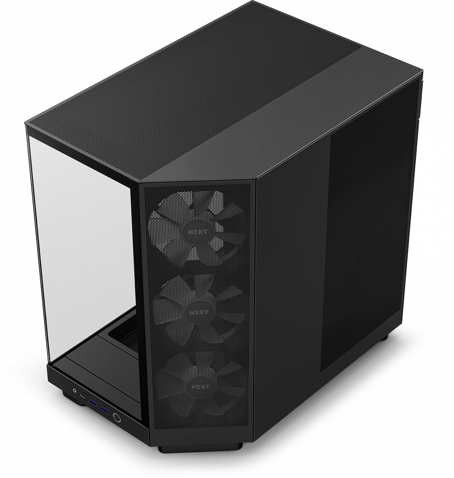 Корпус NZXT H6 Flow RGB (CC-H61FB-R1) / Mid-Tower / ATX, Micro-ATX, Mini-ITX / 3x120mm ARGB / 1xUSB Type-C / Без БЖ / Чорний, фото №7 Корпус NZXT H6 Flow RGB (CC-H61FB-R1) / Mid-Tower / ATX, Micro-ATX, Mini-ITX / 3x120mm ARGB / 1xUSB Type-C / Без БЖ / Чорний, фото №7