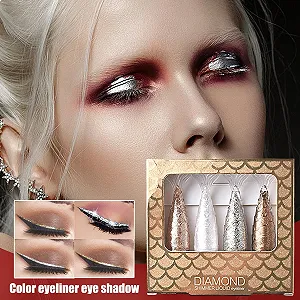 Карандаш для Глаз с Блестками 4 Цвета synthetic.ua - Фото 1