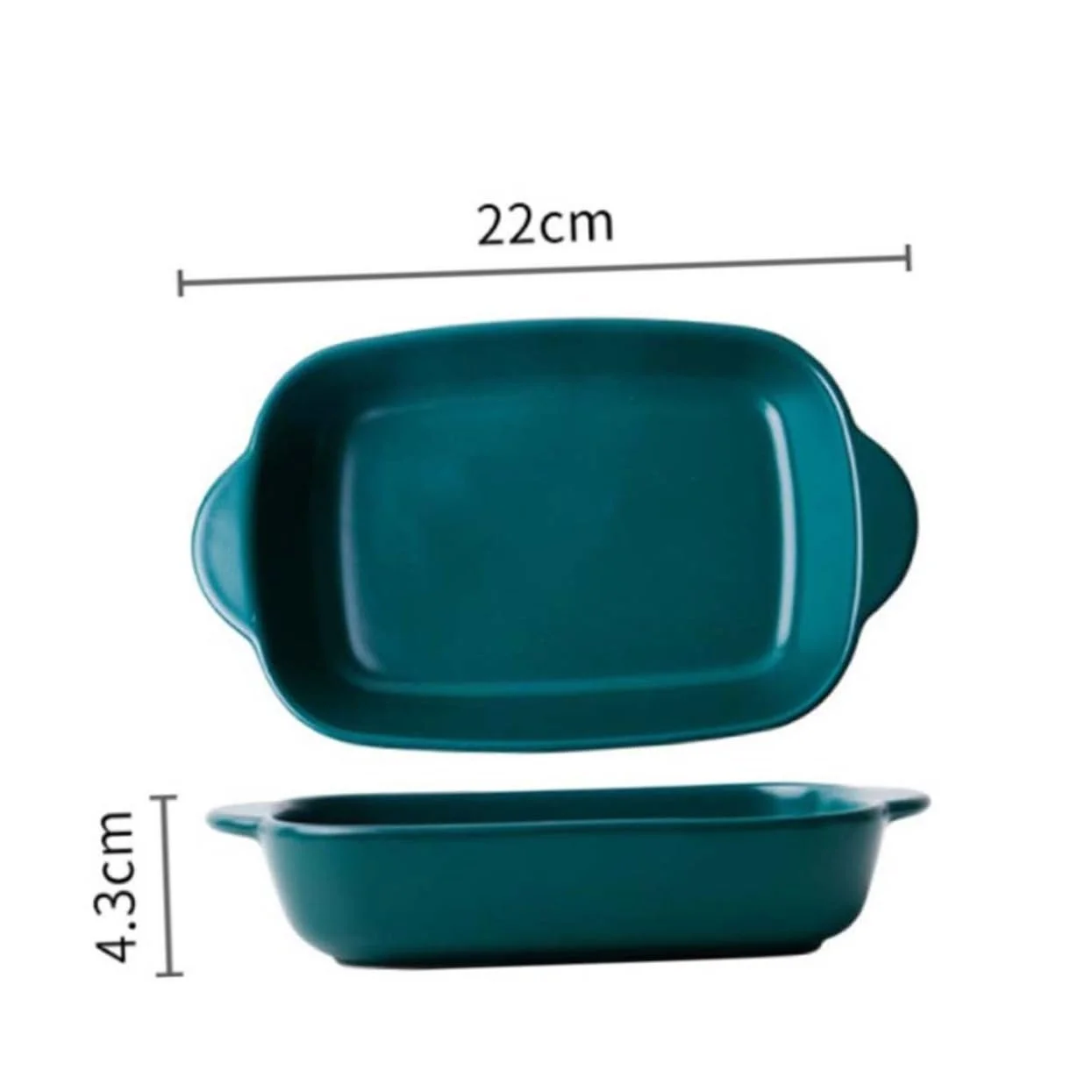 Форма для запікання POPETPOP Керамічна Термостійка Зелена, фото №2