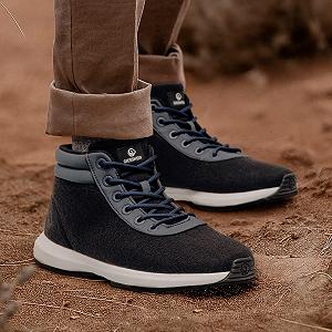 Кросівки GIESSWEIN Wool High Top чоловічі - зимові Кросівки з вовни мериноса synthetic.ua - Фото 1