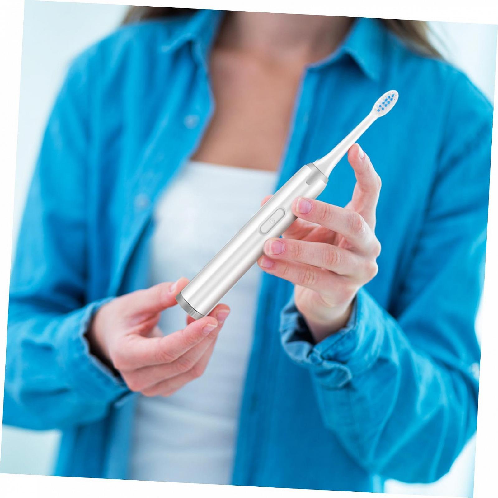 Електрична звукова зубна щітка WRITWAA ABS Біла, фото №6