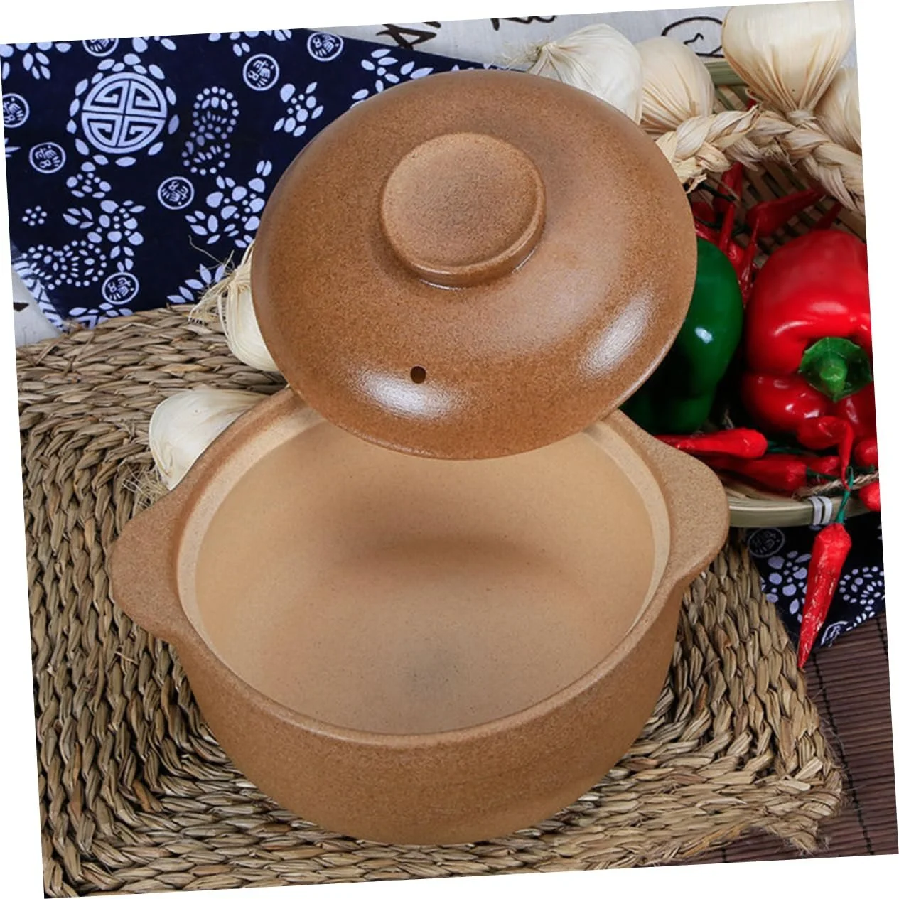 Каструля-жаровня VICASKY керамічна антипригарна термостійка компактна, фото №6