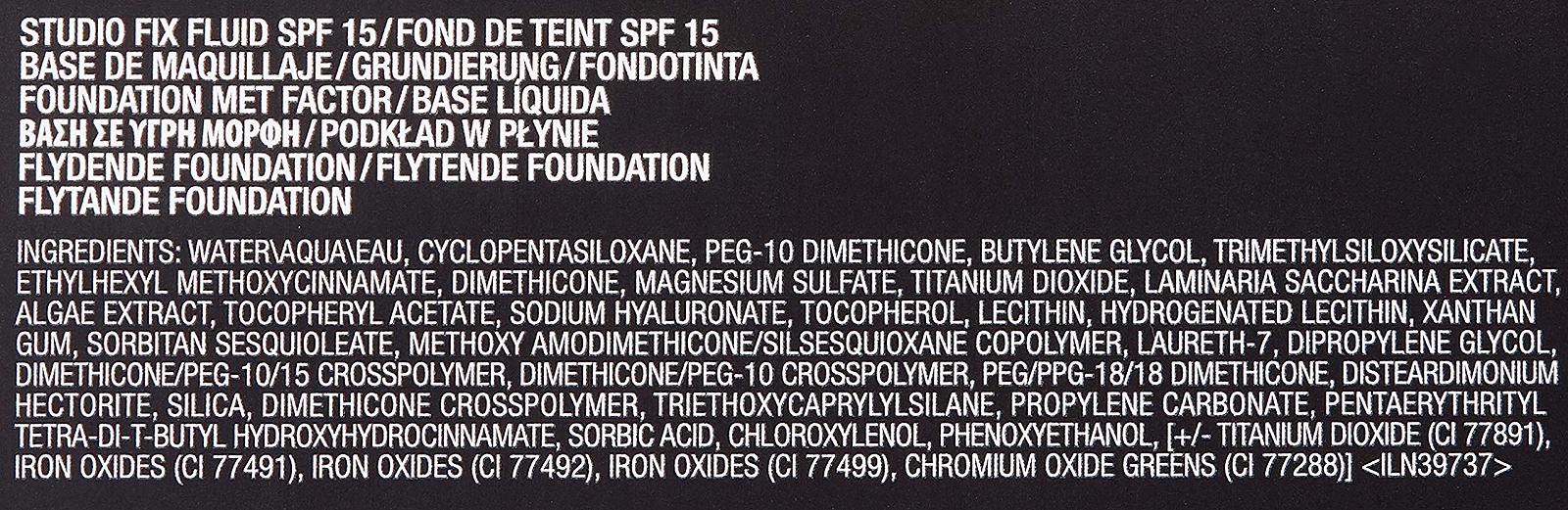 Тональна основа MAC Studio Fix Fluid SPF15 30 мл, фото №3