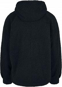 Жіноча зимова куртка Urban Classics Коротка Oversize Sherpa Куртка з подовженою спинкою, заокругленим низом і капюшоном synthetic.ua - Фото 1