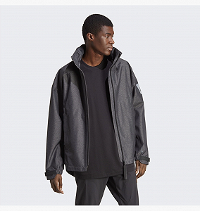 Куртка Adidas Myshelter Rain S Серая - Фото 1