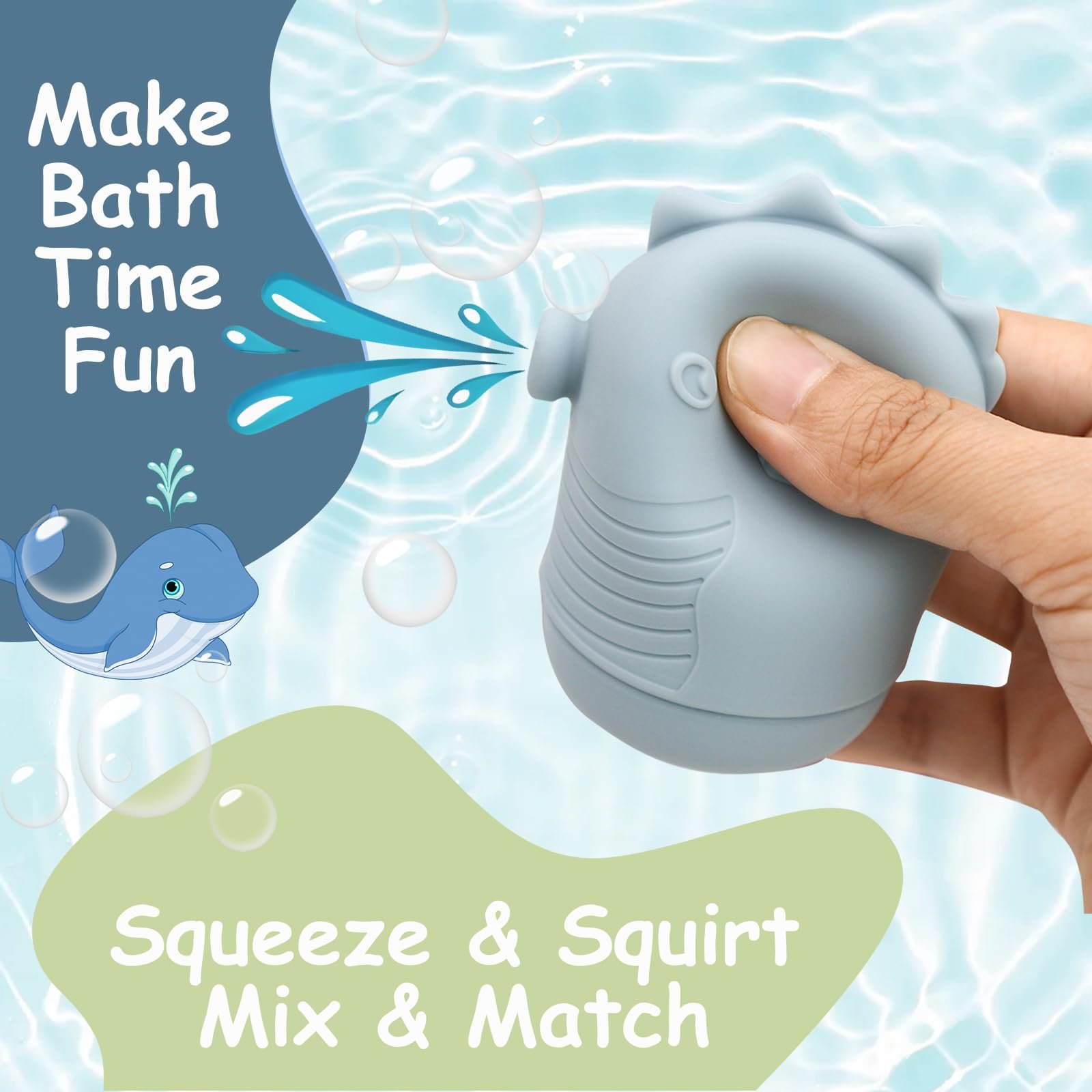 Игрушки для ванны 8 шт, фото №3