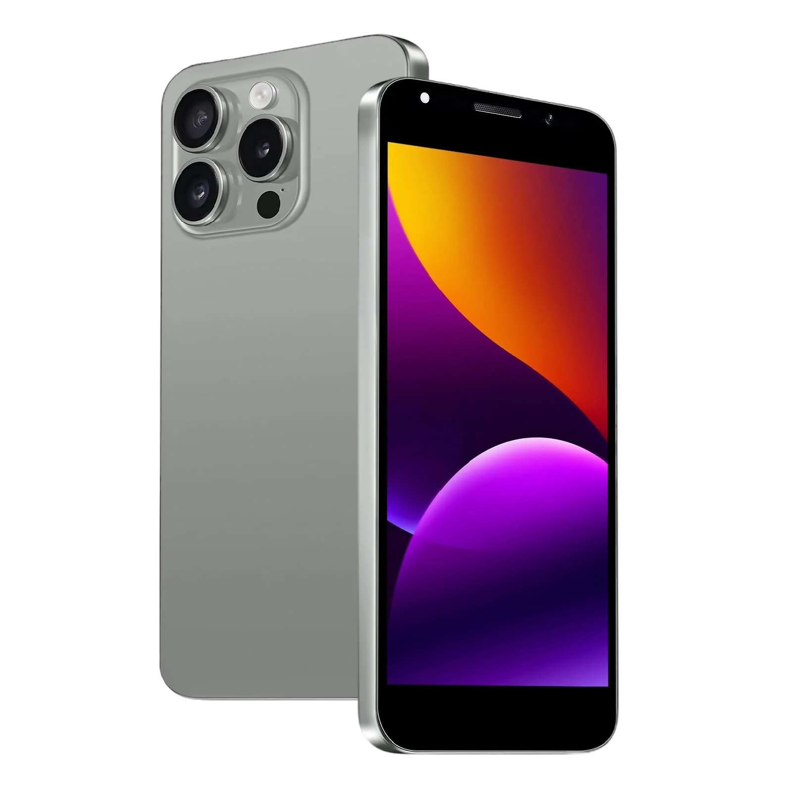 Смартфон Android 5.0 дюймов 2GB RAM + 16GB ROM 4G LTE 4Core Серый, фото №1