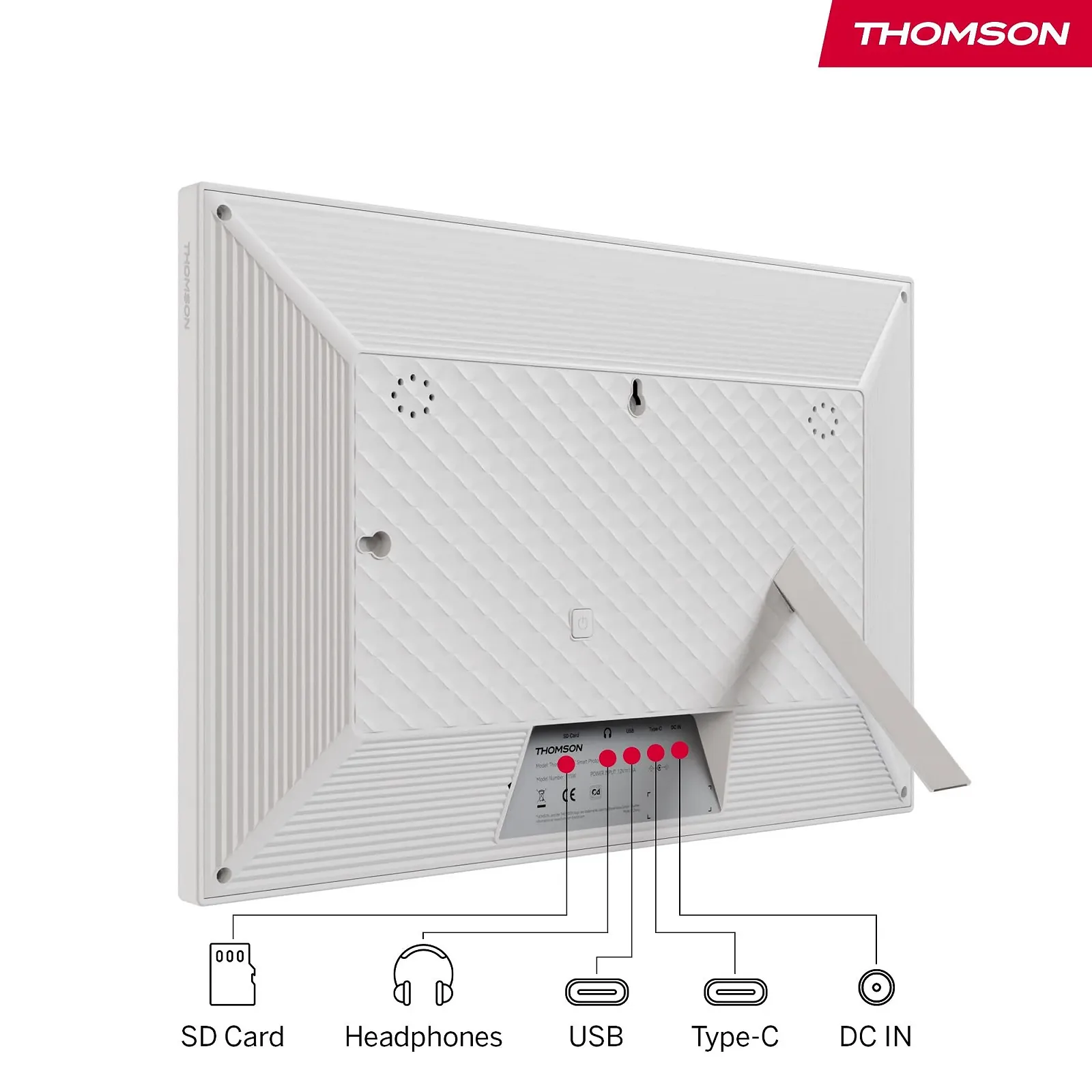 Цифровая фоторамка Thomson 15 Inch IPS Screen FHD Touch Screen 32GB White, фото №2 Цифровая фоторамка Thomson 15 Inch IPS Screen FHD Touch Screen 32GB White, фото №2