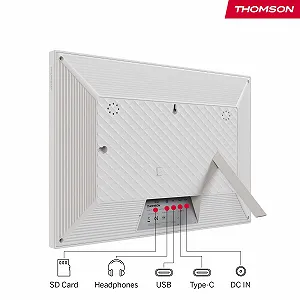 Цифровая фоторамка Thomson 15 Inch IPS Screen FHD Touch Screen 32GB White synthetic.ua - Фото 1