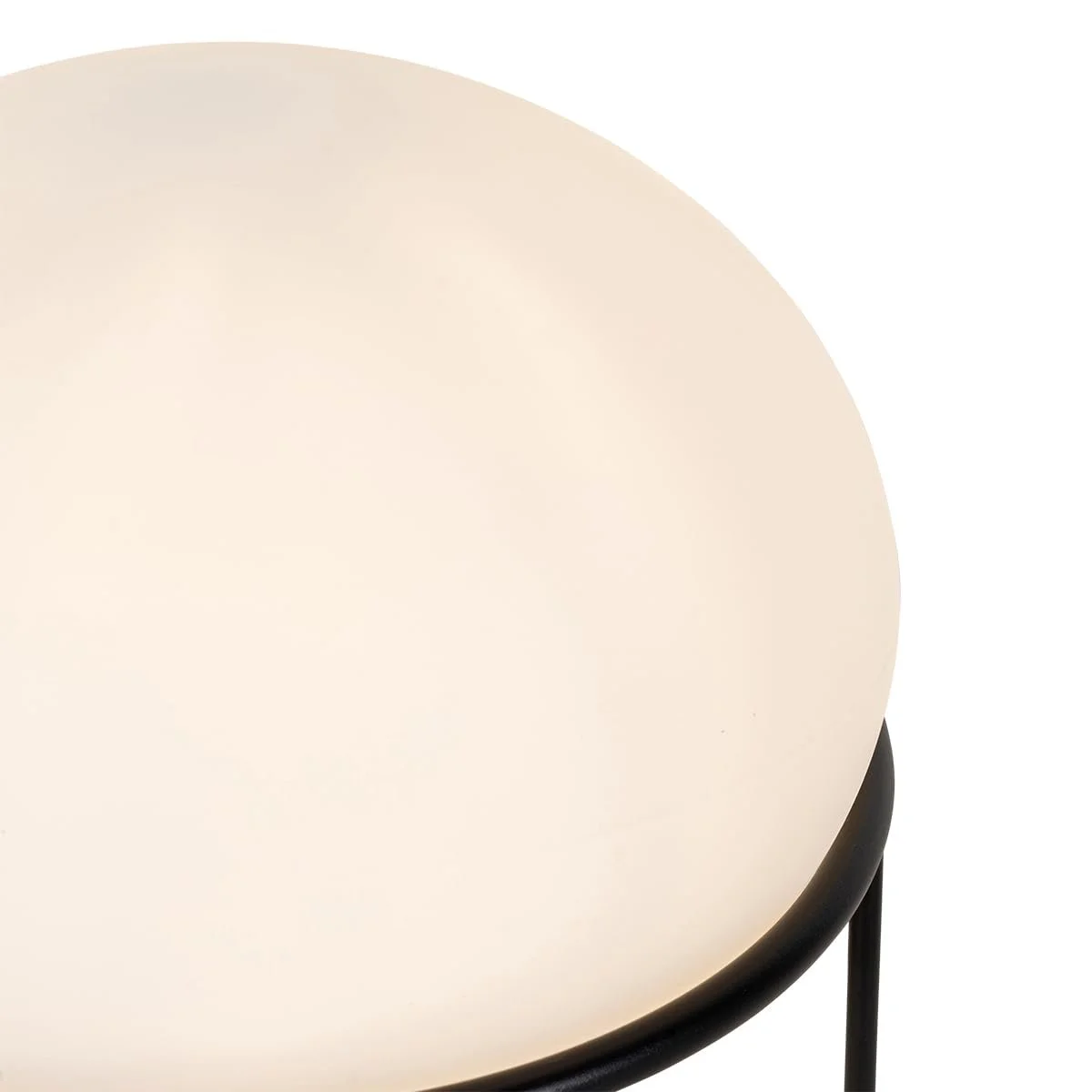 Настільна лампа вулична Qazqa Jannie пластикова кругла IP65 E27 чорна, фото №2