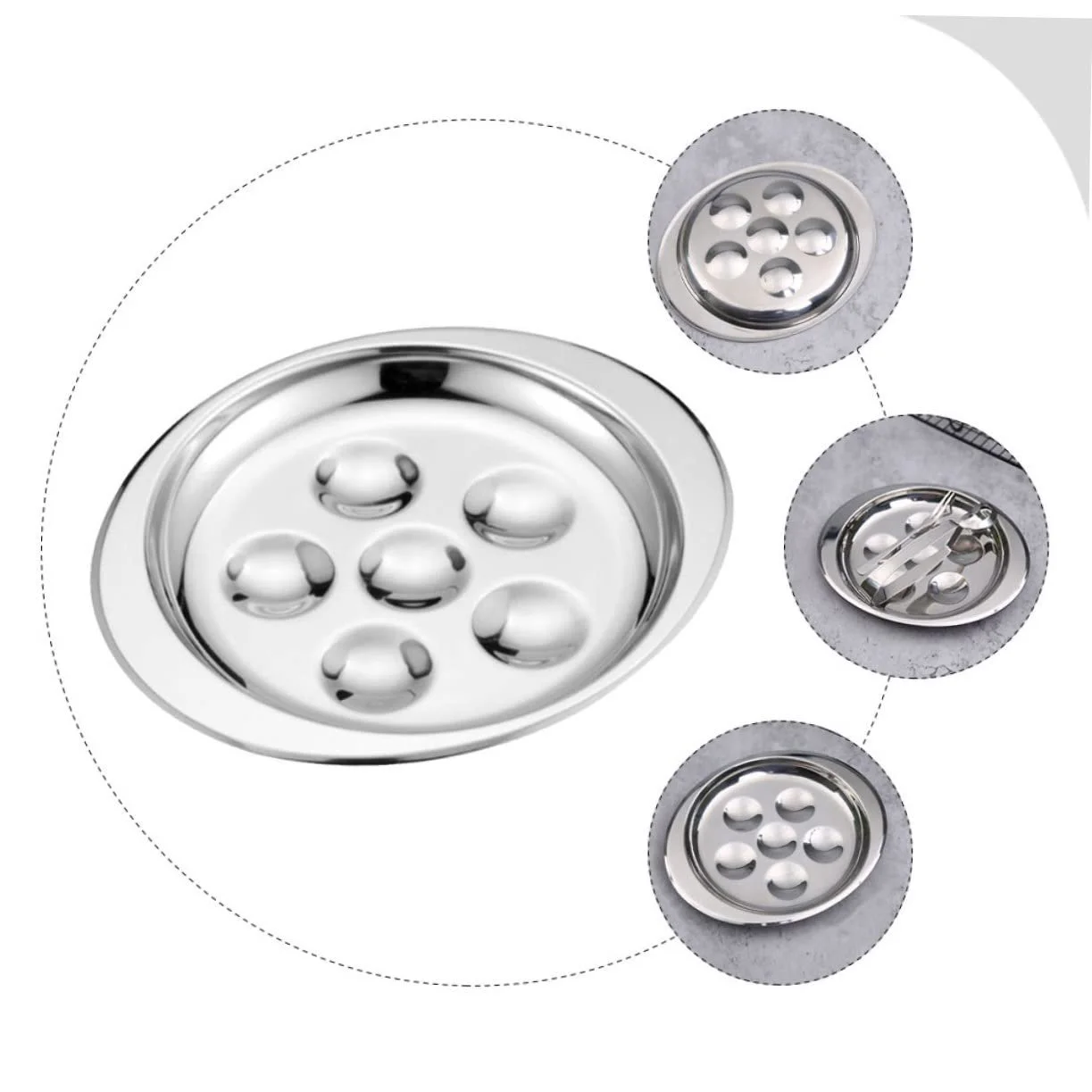 Форма для запекания улиток SOIMISS нержавеющая сталь, фото №6