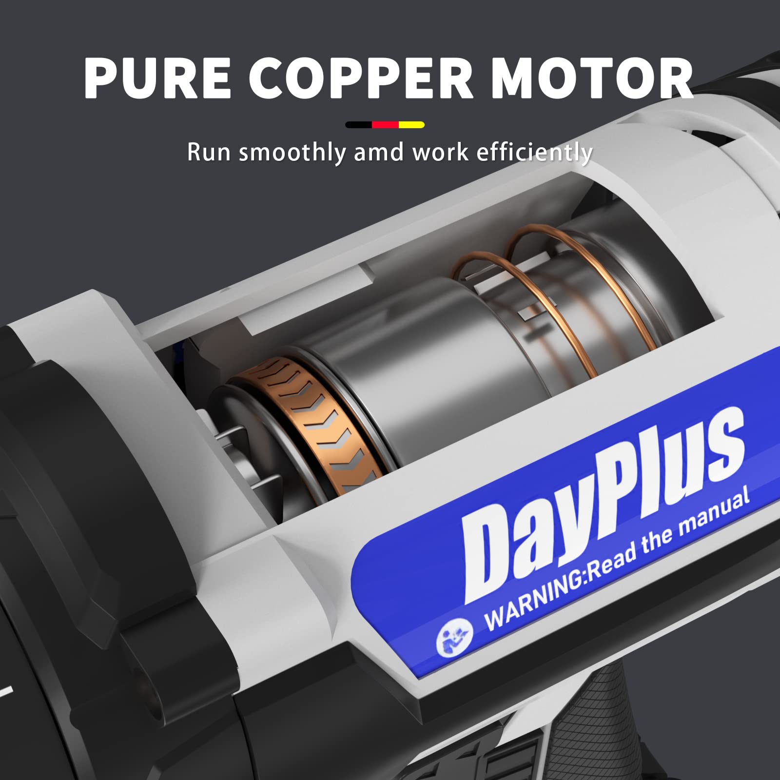 Шурупокрут Cordless Drill 21V 29 аксесуарів 2 батареї 1.5 Ah 45 Nm 25+1 білиий, фото №5