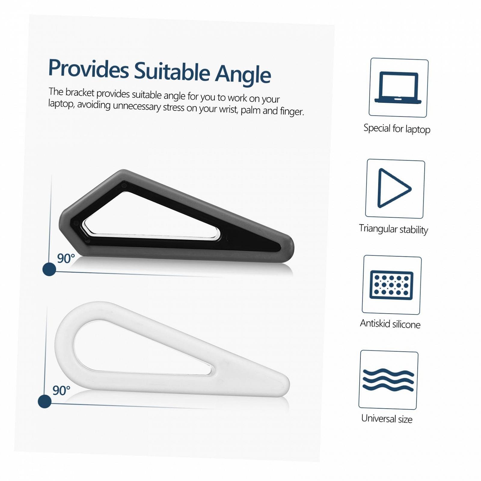 Підставка для ноутбука Регульована по висоті Ергономічна з тепловідведенням для офісу та дому - 4 шт., фото №8