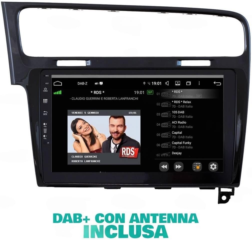 Штатна автомагнітола JFSound JF-031W7-X9C для Volkswagen Golf / 10" / Сенсорна / 4/64Гб / Android 11 / Apple CarPlay / Android Auto / Bluetooth / WI-FI / GPS / USB / DAB+, фото №4