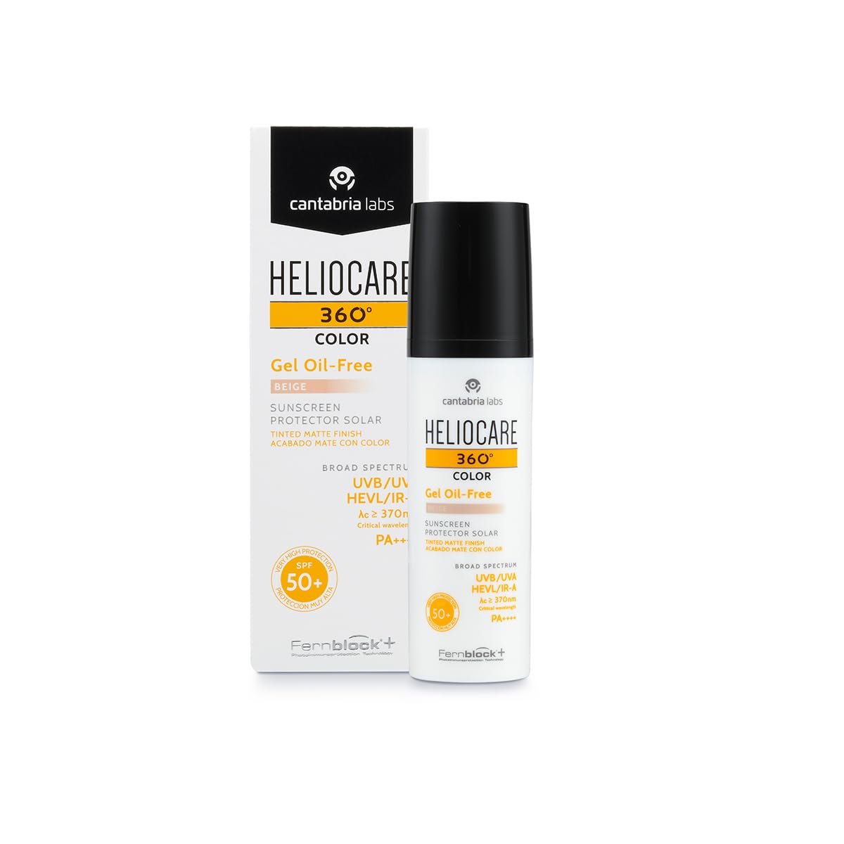 Сонцезахисний гель-крем Heliocare 360 Oil-free Spf50 Beige, 50 мл, фото №1