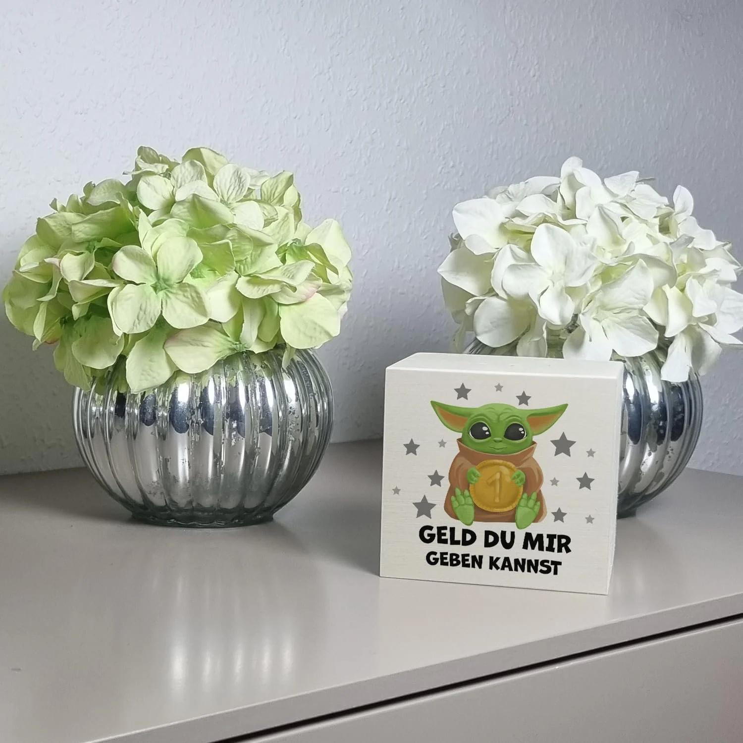 Скарбничка дерев'яна Baby Alien Geld du mir geben kannst, фото №2