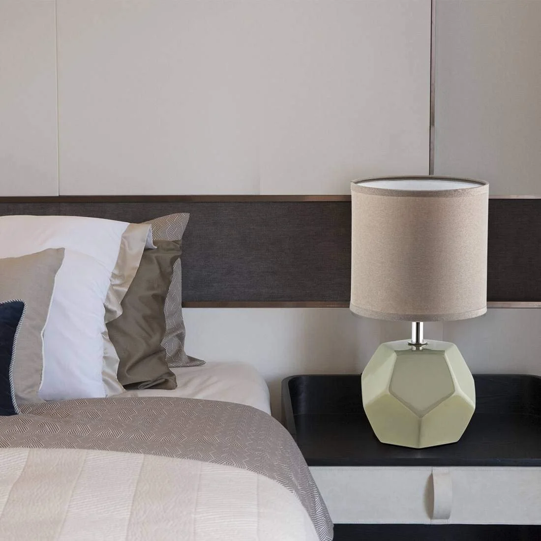 Настільна лампа Rabalux 5509 Galen Сіра E14 1X MAX 40 Вт з вимикачем, фото №2