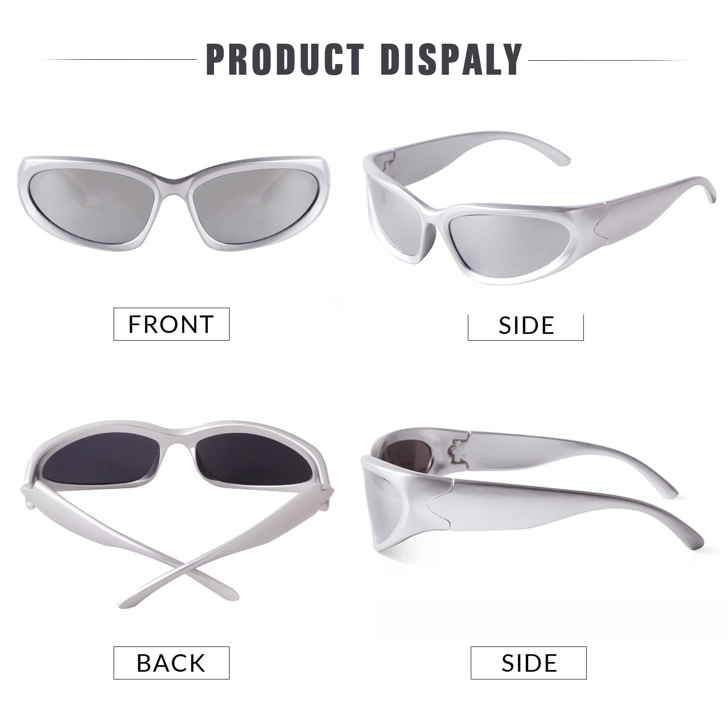 Сонцезахисні окуляри UV400 Захист Чоловіки Жінки, фото №2